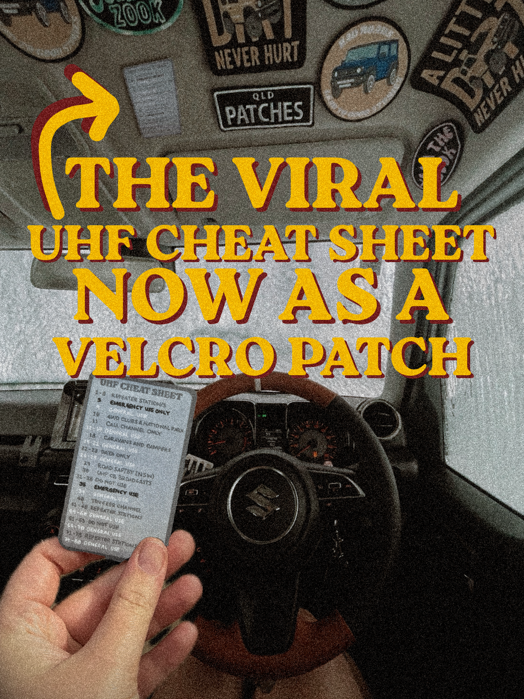 UHF Cheat Sheet PATCH *Pre-order*