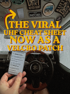 UHF Cheat Sheet PATCH *Pre-order*