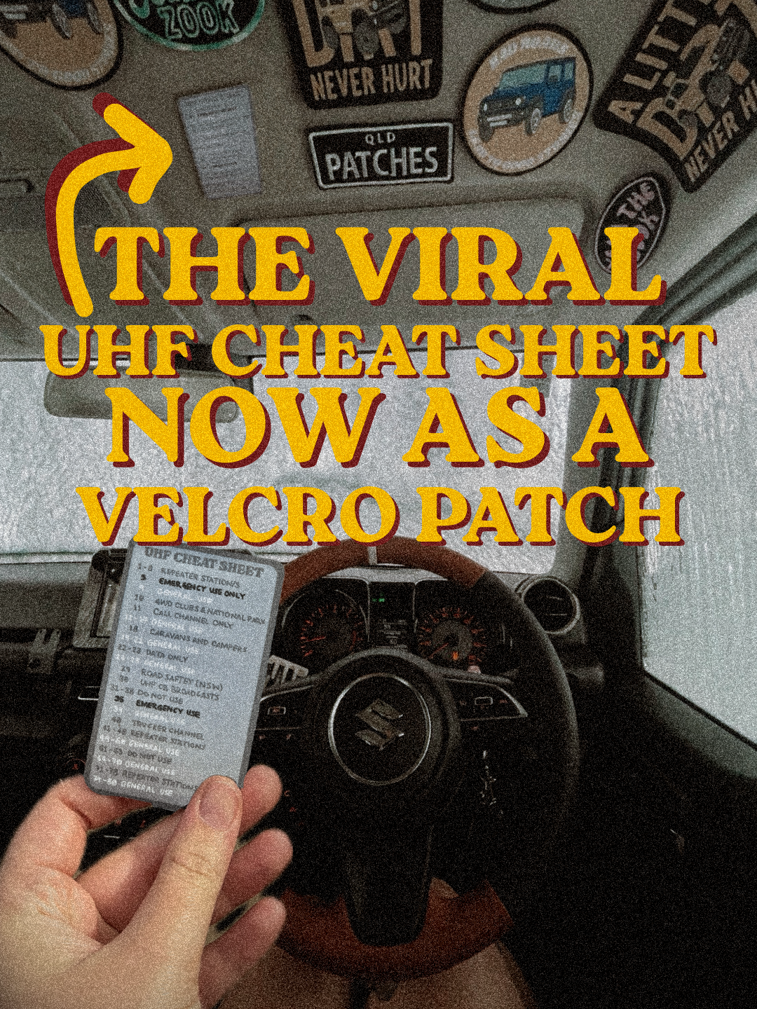 UHF Cheat Sheet PATCH *Pre-order*