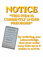 UHF Cheat Sheet PATCH *Pre-order*