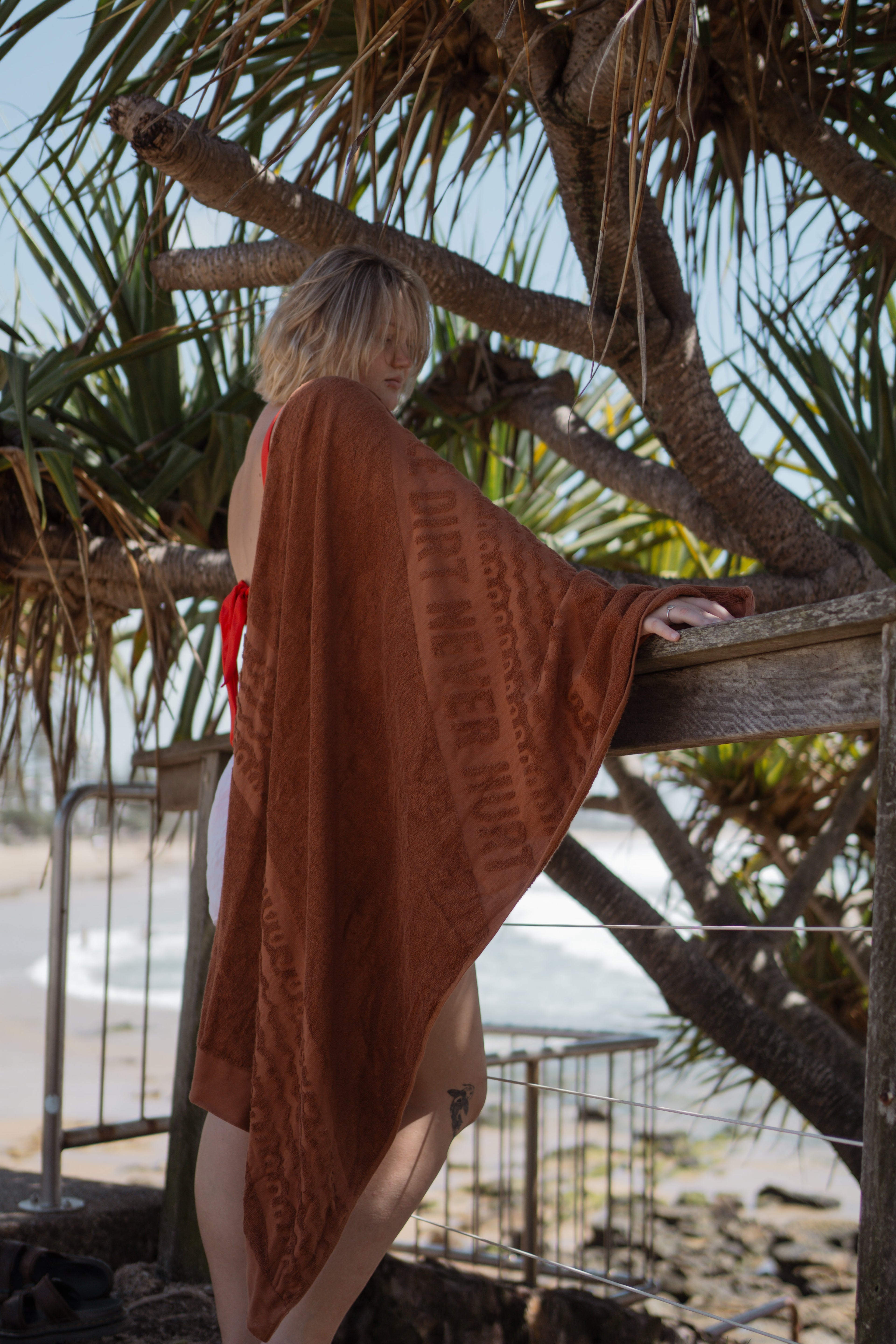 100% Cotton Magnetic Beach Towel - A little Dirt Never Hurt