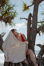 100% Cotton Magnetic Beach Towel  - "Feeding Mosquito's"