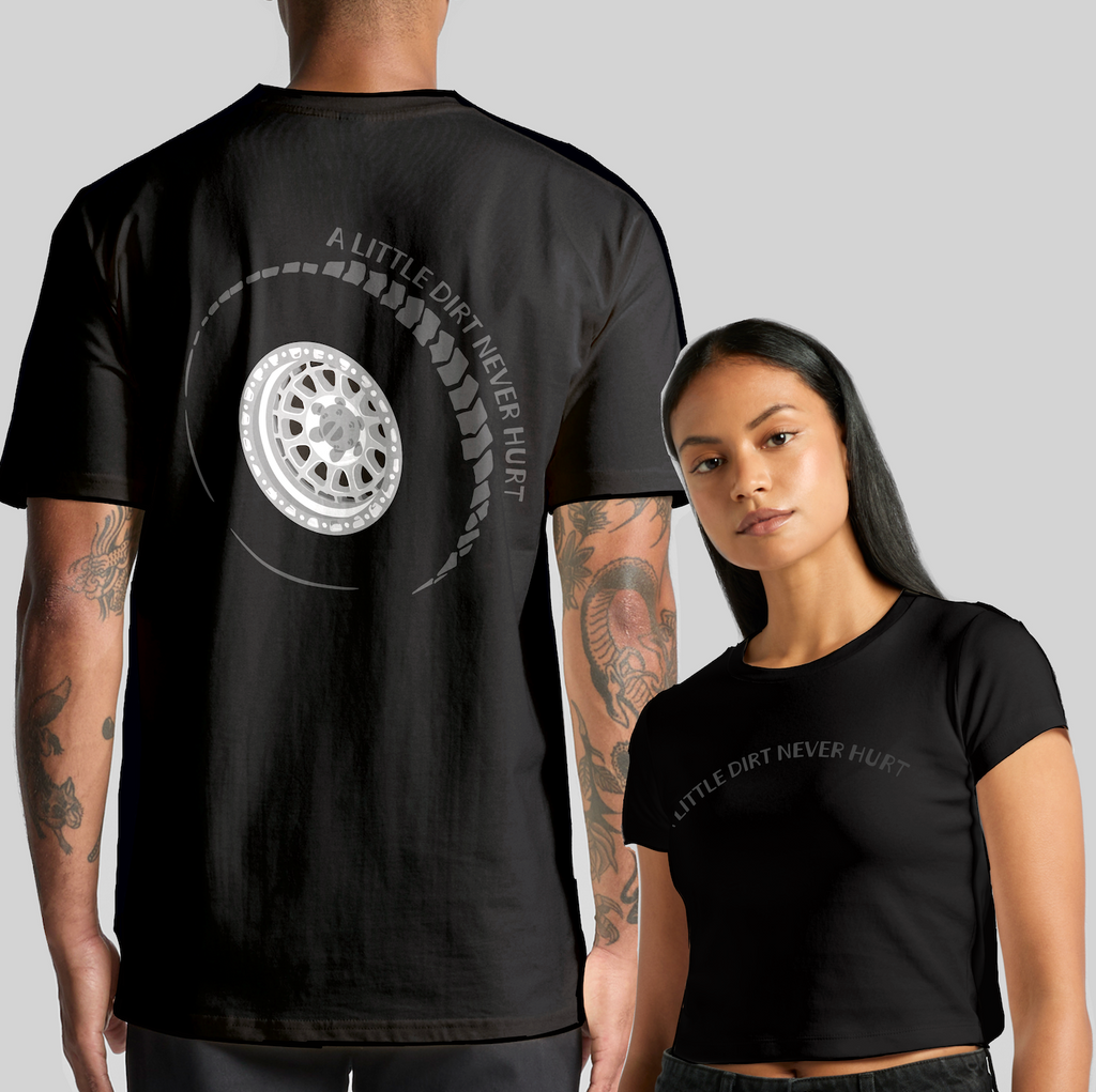 A Little Dirt Never Hurt Graphic T-Shirt (Black) | Men's & Women's Fits