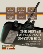 UHF Cheat Sheet Sticker